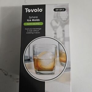 Tovolo Sphere Ice Molds Set of 2 - Black